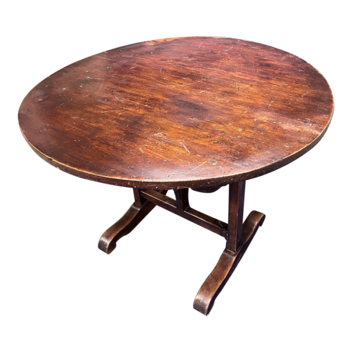 18th century provincial french tilt top wine tasting table 4675