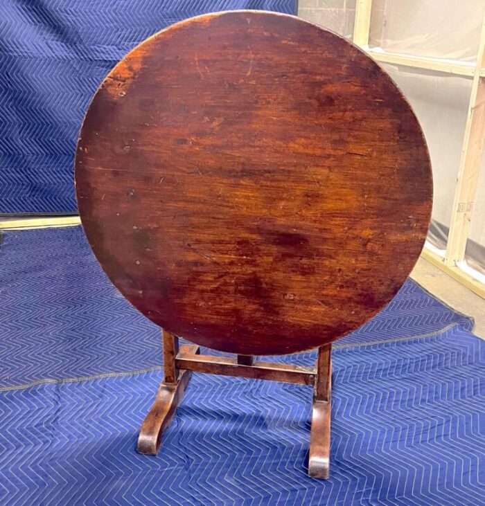 18th century provincial french tilt top wine tasting table 6466