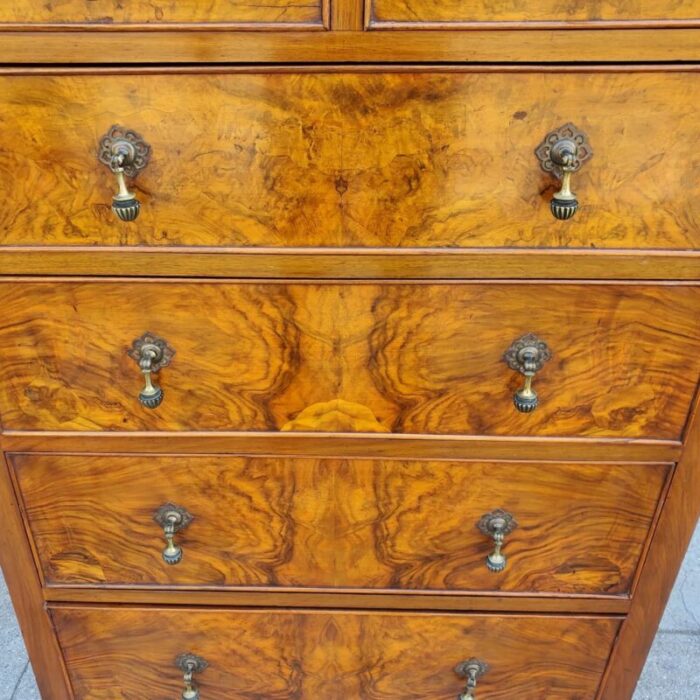 1920s burl walnut vintage dresser 2726