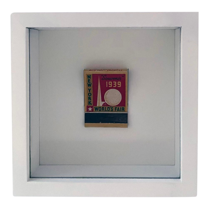 1930s vintage framed matchbook from the new york wolds fair 1939 4583