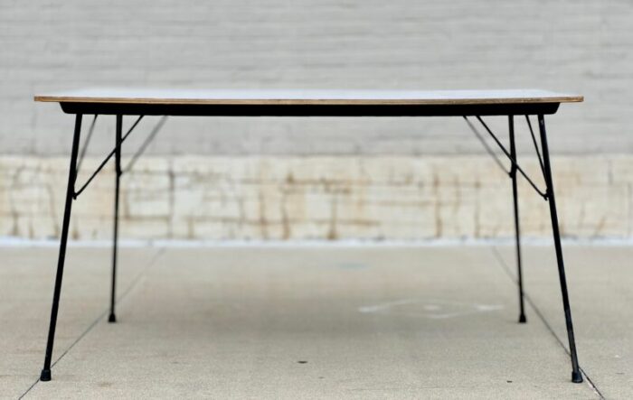 1950s dtm10 micarta charles and ray eames folding dining table 3005