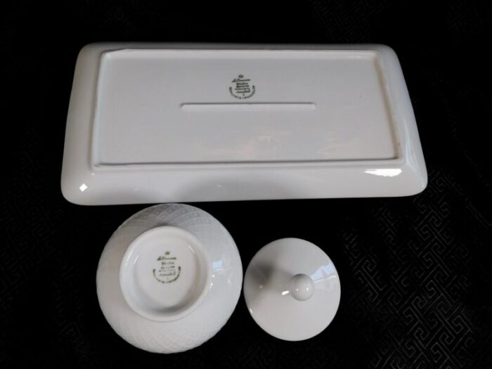 1950s seltman bavaria annabell vanity tray and jar set 3 piece set 5811