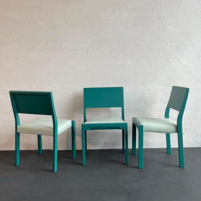 1950s set of 8 mid century modern dining chairs by thonet 8995