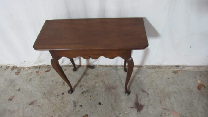 1970s kittinger cw drop leaf table designer mahogany 1870