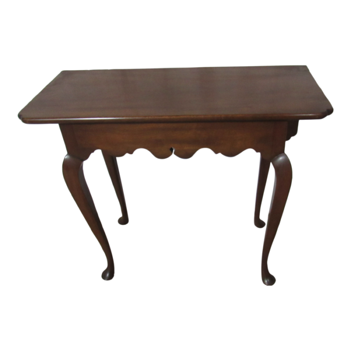 1970s kittinger cw drop leaf table designer mahogany 8377