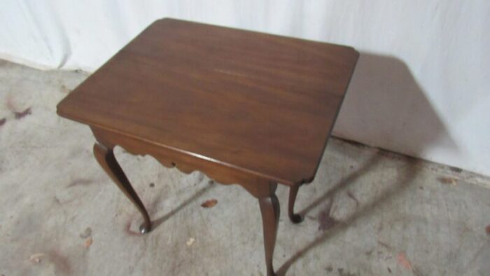 1970s kittinger cw drop leaf table designer mahogany 9958