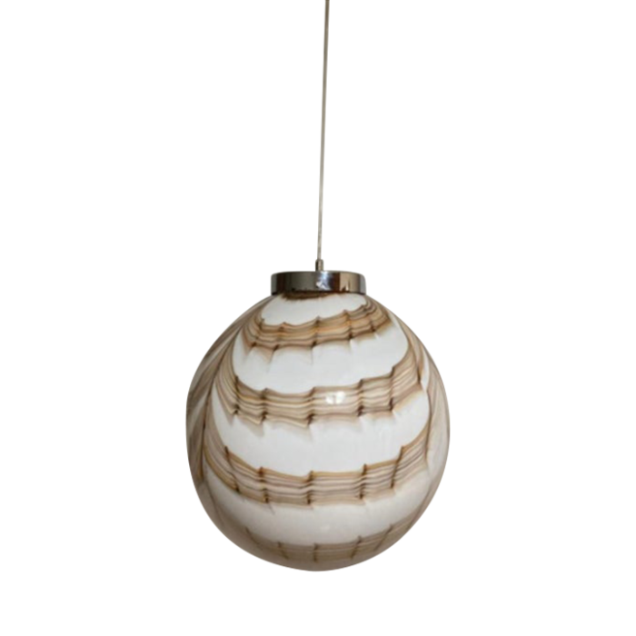 1970s sphere triplex murano ball lamp 6297