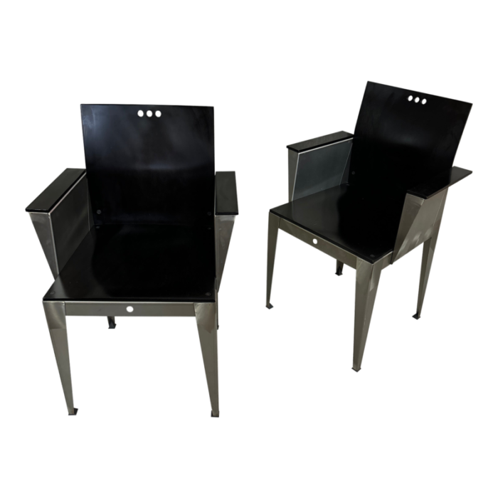 1990s chairs in the manner of bruce sienkowski set of 2 8266