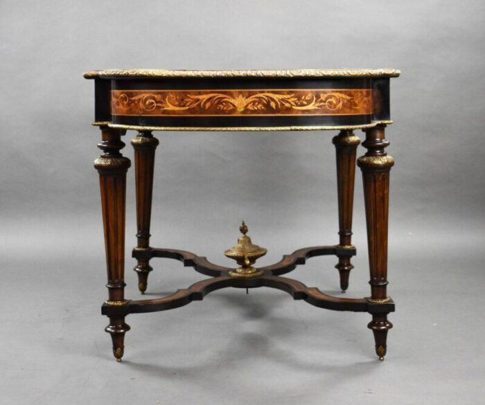 19th century marquetry centre table 1860s 2155