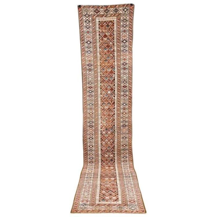 19th century marzali shirwan runner rug 1