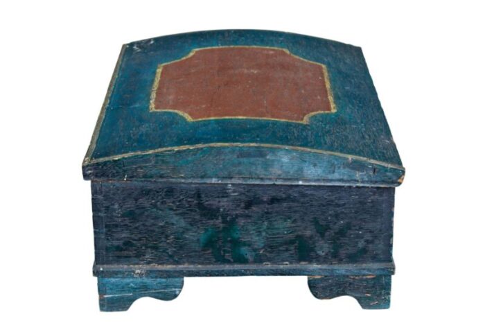 19th century swedish painted desktop box 6