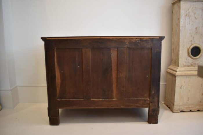 19th century walnut empire chest 7880