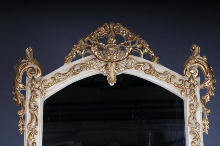 20th century console mirror in louis xv style 3 1