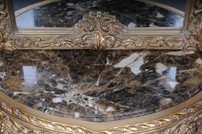 20th century console mirror in louis xv style 8