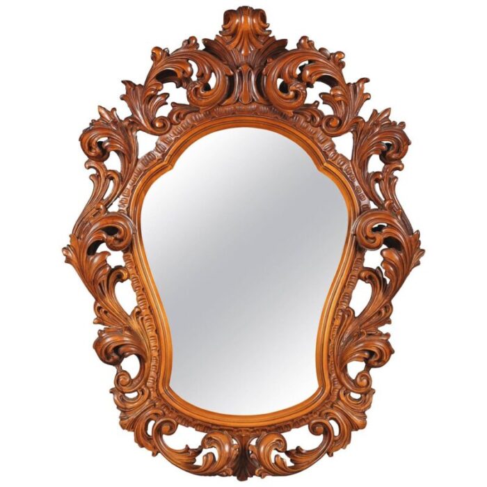 20th century italian rococo style mirror 1