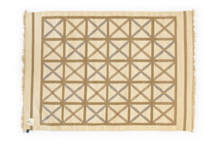 20th century scandinavian modern flat weave rug by anna johanna angstroem 1