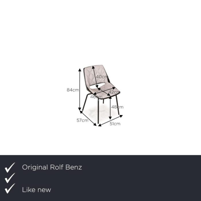 650 wooden chair from rolf benz 3575