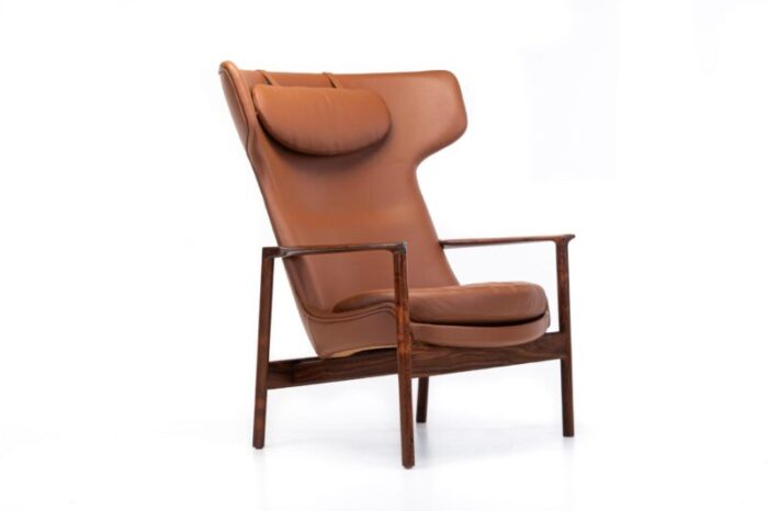 Ib Kofod Larsen Wingback chair Froscher 69 scaled master