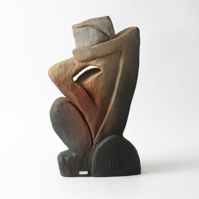 abstract figure in ceramic 1980s 5