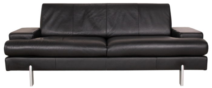 ak 644 leather three seater sofa from rolf benz 6602