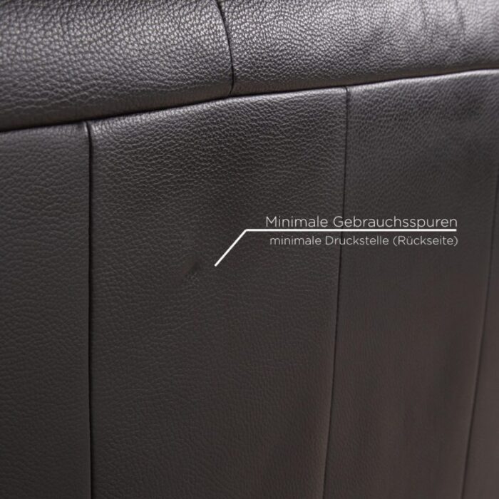 ak 644 leather three seater sofa from rolf benz 9953