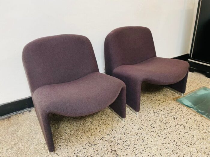 alky chairs by giancarlo piretti for anonima castelli italy 1970s set of 2 0153