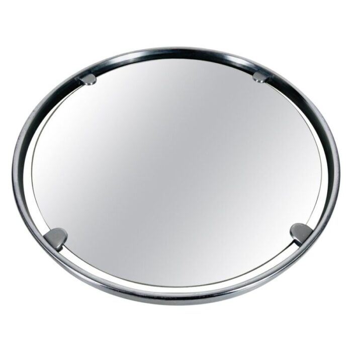 aluminium mirror attributed to hillebrand germany 1960s 1