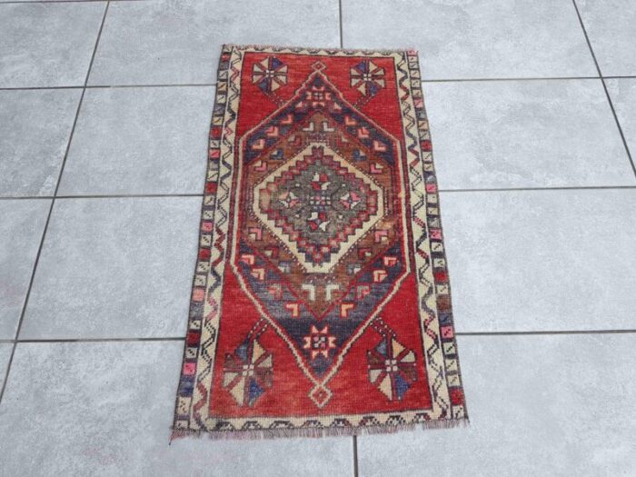 anatolian decorative door mat rug 1960 3421