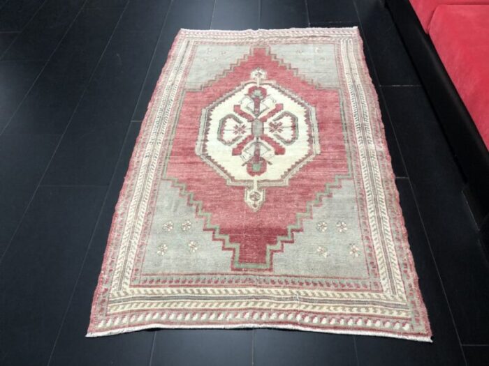 anatolian oushak hand woven area rug 1