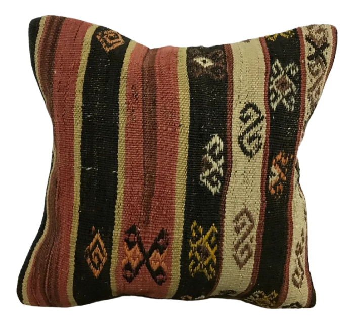 anatolian vintage kilim cushion 1950s 3916