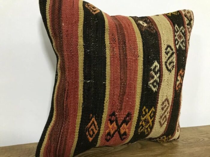 anatolian vintage kilim cushion 1950s 7583