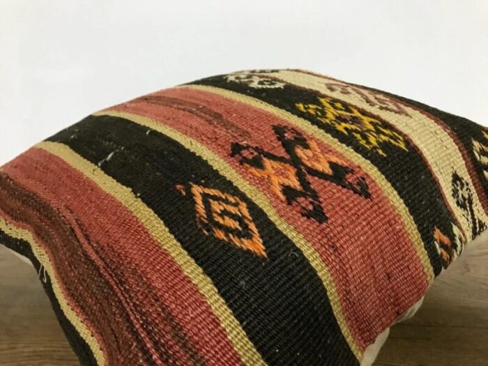 anatolian vintage kilim cushion 1950s 8827