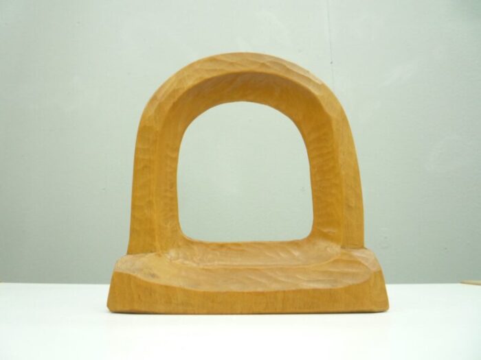 anthroposophical limewood picture frame 1940s 1