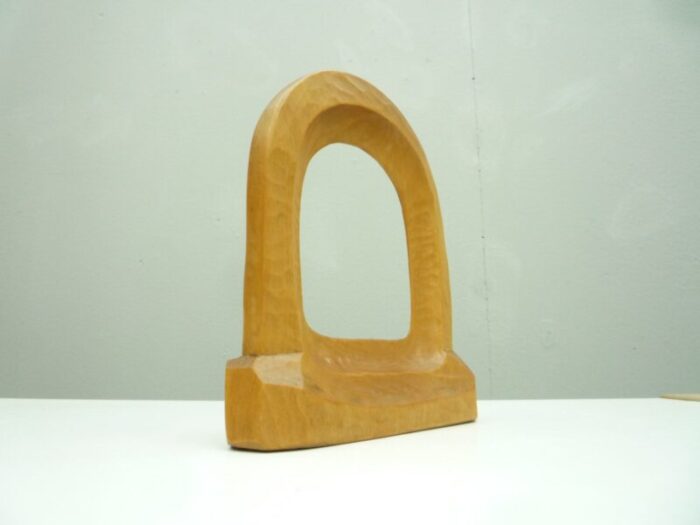 anthroposophical limewood picture frame 1940s 2