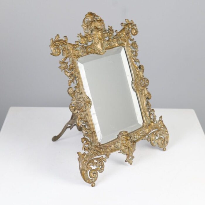 antique 19th century table mirror 1