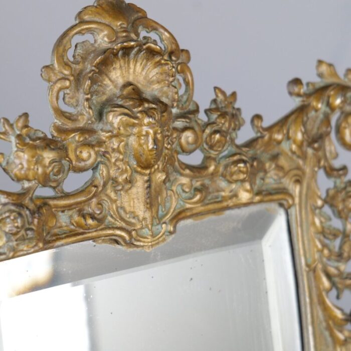 antique 19th century table mirror 4