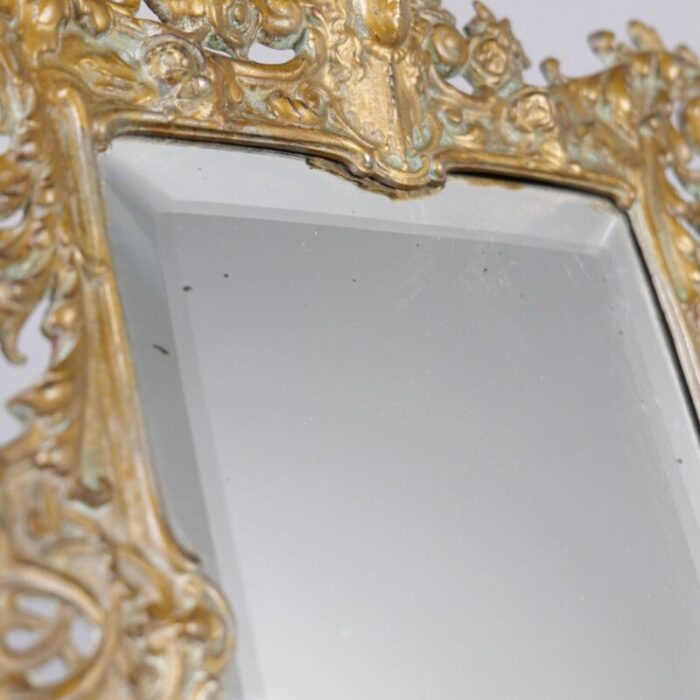 antique 19th century table mirror 6