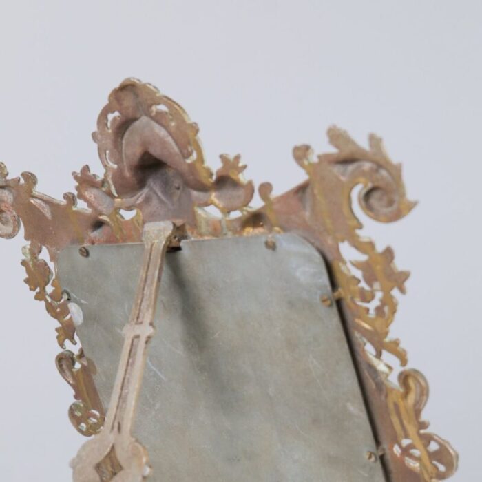 antique 19th century table mirror 9