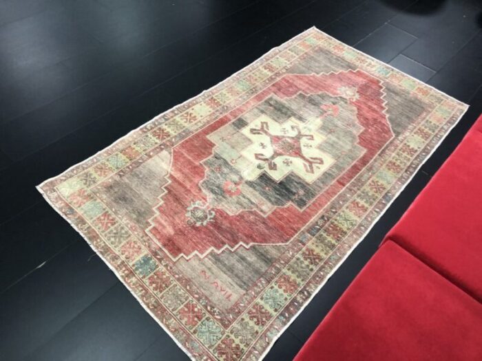 antique anatolian woven rug 4