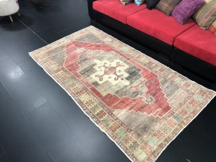 antique anatolian woven rug 5