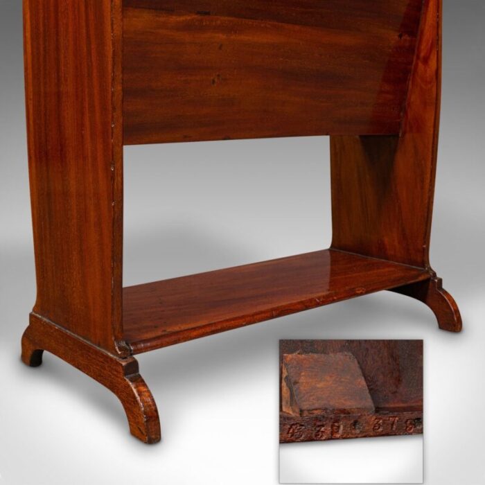 antique arts and crafts book stand 1890s 11