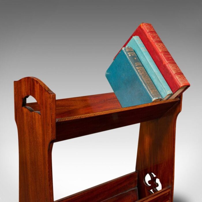 antique arts and crafts book stand 1890s 12