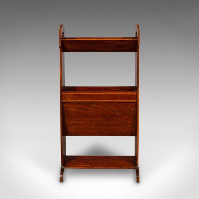 antique arts and crafts book stand 1890s 2