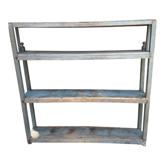 antique french wooden bakery rack etagere 0934