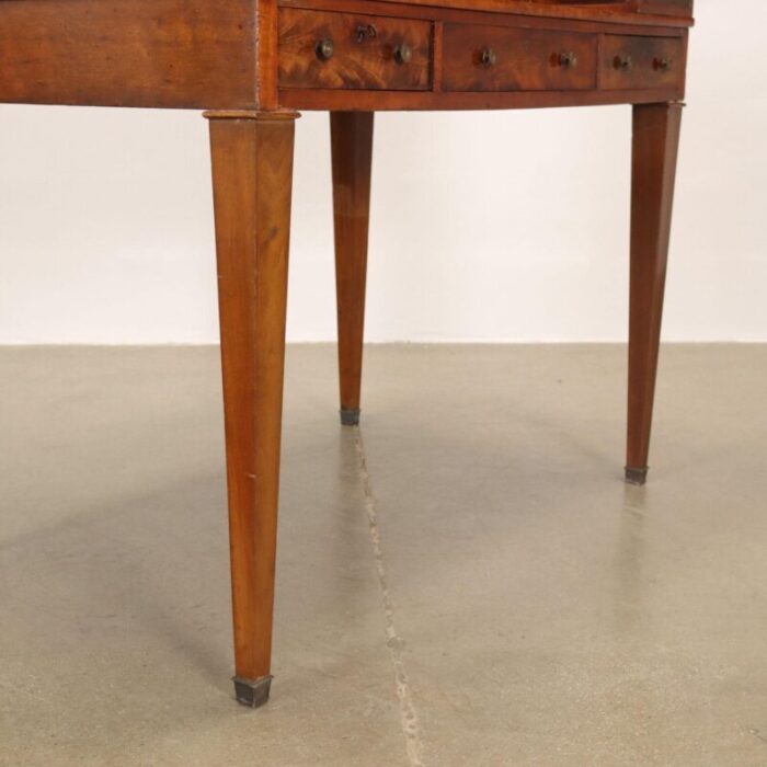 antique george iii carlton writing desk in mahogany and brass 2760