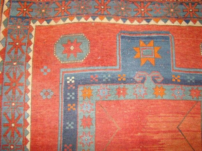 antique kazakh rug 1880s 7