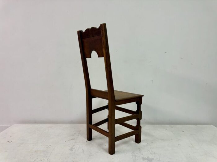 antique oak ecclesiastical side chair 1647