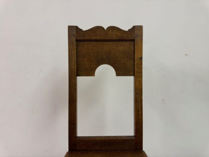 antique oak ecclesiastical side chair 2335