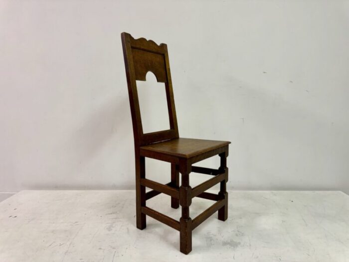 antique oak ecclesiastical side chair 9033