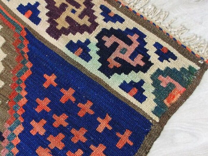 antique oriental nomadic ardabil kilim 1930s 10